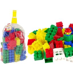 Blocuri de construcție colorate K3 Medium 65 de piese