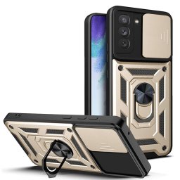 Husa Husa pentru Samsung Galaxy S21 FE 5G - Techsuit CamShield Series - Gold