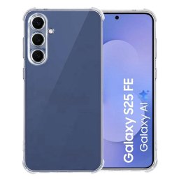 Husa Husa pentru Samsung Galaxy S25 FE - Techsuit Shockproof Clear Silicone - Clear