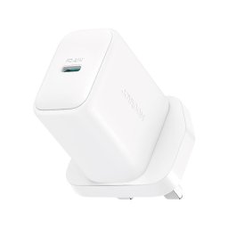 Incarcator de retea JR-TCF20 cu priză UK PD 20W, tip C, pentru iPhone seria 16-15, alb