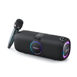 Boxa portabila Boxa fara Fir cu Microfon, Lumini RGB, TF, AUX, Type-C, 5200mAh, 120W - Yesido (YSW21) - Black