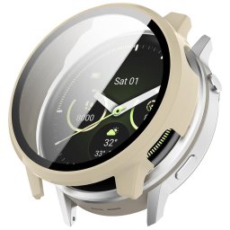 Husa pentru Garmin Venu 4 45mm + Folie - Techsuit Defense360 Pro - Beige