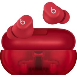 Beats Solo Buds True Wireless Transparent Red