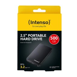 Intenso 6021530 hard-disk-uri externe 500 Giga Bites 5400 RPM 2.5" USB Tip-A 3.2 Gen 1 (3.1 Gen 1) Negru