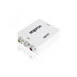 Approx APPC41 adaptor pentru cabluri video RCA HDMI Tip A (Standard) Alb