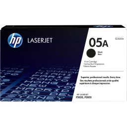 HP Cartuş de toner LaserJet original 05A Negru