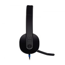 Logitech 981-000480 cască audio & cască cu microfon Căști Prin cablu Bandă de fixare pe cap Birou/Call center USB Tip-A Negru