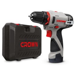 Masina de gaurit si insurubat cu acumulator CROWN , 12 V, 2 x 2 Ah, 30 Nm, mandrina rapida 10 mm - CT21072HX-2 BMC