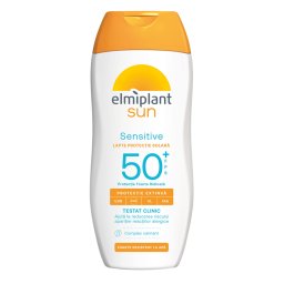 Crema de Soare, Lapte Pentru Protectie Solara, Elmiplant Sun, Sensitive, SPF 50+, 200 ml