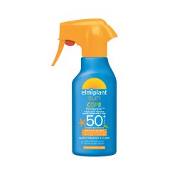 Lotiune Spray Pentru Protectie Solara Pentru Copii, Elmiplant Sun, Protectie Plus SPF 50+, Pentru Fata si Corp, 270 ml