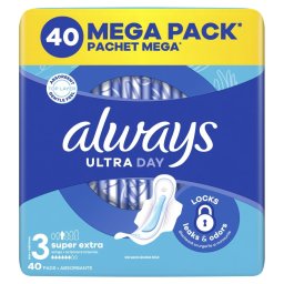 Absorbante, Always, Ultra Day and Night, Set 40 Bucati
