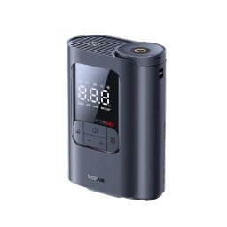 COMPRESOR AUTO Baseus GoTrip VA1, acumulator integrat de 7500mAh, USB Type-C x 1, LED, presiune maxima 2.3 bar, negru (timbru verde 0.80 lei) "C0119601" - 6932172696085