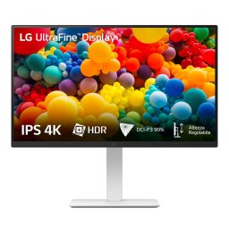 Monitor IPS LED LG 27" 27US550-W, UHD (3840 x 2160), HDMI, DisplayPort, Pivot "27US550-W" (timbru verde 7 lei)