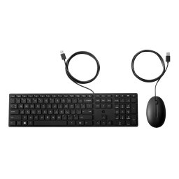 KEYBOARD +MOUSE DESKTOP 320MK/COMBO 9SR36UT HP "9SR36UT" (timbru verde 0.8 lei)