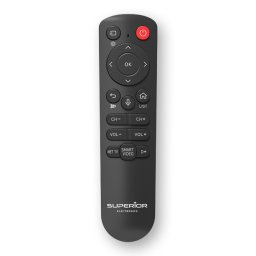TELECOMANDA UNIVERSALA Superior, bluetooth, functie pointer ecran si comenzi vocale, compatibila televizoare LG, bateriile (2 x AAA) nu sunt incluse, negru "SUPTBB001" (timbru verde 0.08 lei)