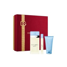 Dolce & Gabbana Light Blue Set cadou pentru femei EDT 100 ml + 50 ml crema de corp + EDT 10 ml