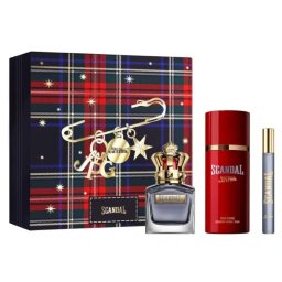 Jean Paul Gaultier Scandal Pour Homme Set cadou pentru bărbați 50 ml EDT + 150 ml deodorant spray + EDT 10 ml