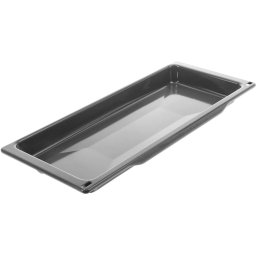 17001545 tavă îngustă BOSCH, L45.5cm, l18.80cm, H3.90cm, G1.3kg, Maximum 350°C, DW Safe, Grey