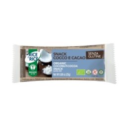 Snack Eco din Orez cu Cocos si Cacao, fara Gluten, Probios, 25 g
