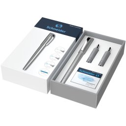 Set cadou stilou caligrafie Callissima Schneider, antracit