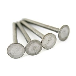 Cuie pentru carton asfaltat 25x2,5 mm, zincate (Zn), cutie 2,5 kg