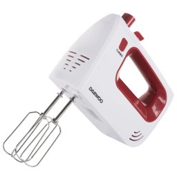 Mixer de mana Daewoo 300W, 5 viteze, functie Turbo, cu teluri si carlige