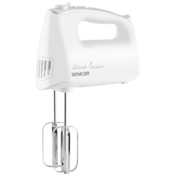 Mixer de mana Sencor 500W cu 5 viteze, Turbo si accesorii incluse