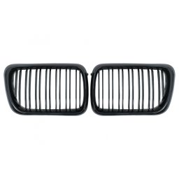 Grile centrale BMW Seria 3 E36 Facelift 11.1996-1999, negru lucios