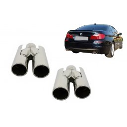 Ornamente evacuare BMW ACS Look din inox 304 pentru E60, E90, F10, F30