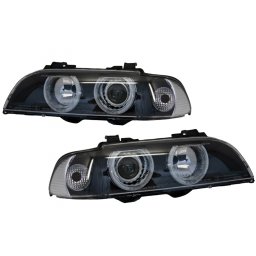Faruri Angel Eyes BMW Seria 5 E39 1996-2003, design facelift