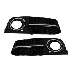Grile laterale Audi A4 B8 8K 2007-2011 RS4 Design, negru lucios