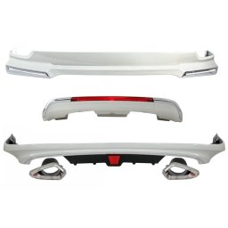 Pachet exterior complet Toyota Land Cruiser FJ200 2015+ alb perlat