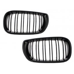 Grile centrale BMW Seria 3 E46 Facelift 2001-2005 negru lucios