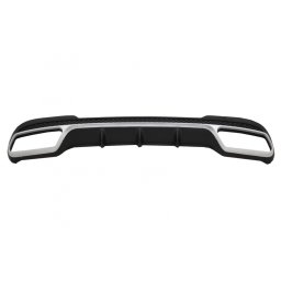 Difuzor bara spate Mercedes E-Class W212 S212 Facelift A-Design crom