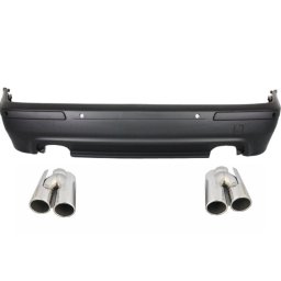 Bara spate BMW Seria 5 E39 cu PDC si ornamente evacuare dubla 1995-2003
