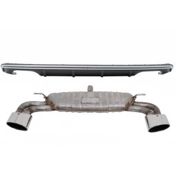 Ansamblu difuzor bara spate Audi A3 8V Sportback 2012-2015 S3 Design