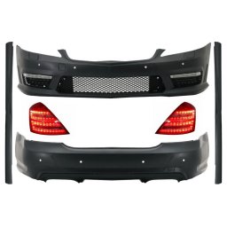 Kit exterior facelift cu stopuri LED pentru Mercedes S-Class W221 LWB 2005-2012