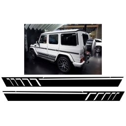 Stickere laterale praguri negru mat pentru Mercedes G-Class W463 1989-2017