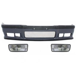 Bara fata BMW Seria 3 E36 1992-1998 M3 Look cu proiectoare ceata crom