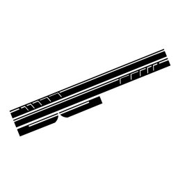 Stickere laterale negru mat pentru Mercedes CLA W117 X117 si A-Class W176