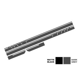 Stickere laterale gri Mercedes CLA W117 si A-Class W176, design A45