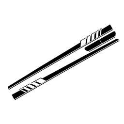 Stickere laterale negru mat Mercedes C-Class C205/A205 C63 Design