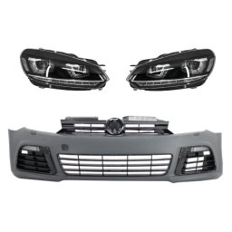 Bara fata VW Golf 6 R20 Look cu faruri LED si semnal dinamic