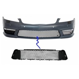 Grila centrala inferioara bara fata Mercedes S-Class W221 S63/S65 2005-2013