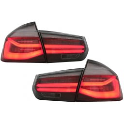 Stopuri LED Black Line BMW Seria 3 F30/F31/F35/F80 LCI cu semnal dinamic