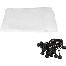 Prelata de schimb pentru foisor Strend Pro 2x3,4 m, alba