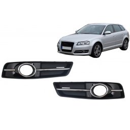 Grile laterale proiectoare Audi A3 8P1 Facelift 2008-2012, design S3/S-Line