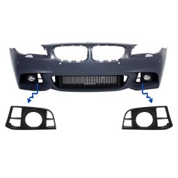 Grile laterale proiectoare BMW Seria 5 F10 F11 pentru bara fata M-Tech