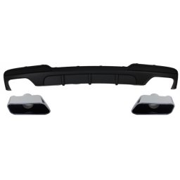 Difuzor aer dublu cu ornamente evacuare BMW F10 F11 Seria 5 M-Performance