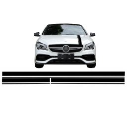 Set stickere negru mat Mercedes CLA W117 / A-Class W176 A45 Design